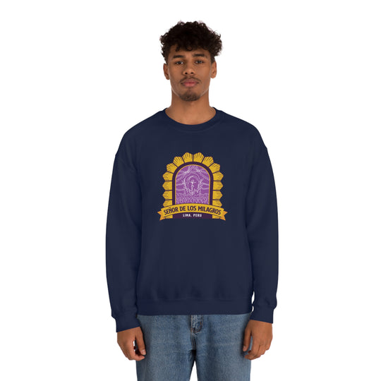 Senor de los Milagros - Lima, Peru Unisex Heavy Blend Crewneck Sweatshirt