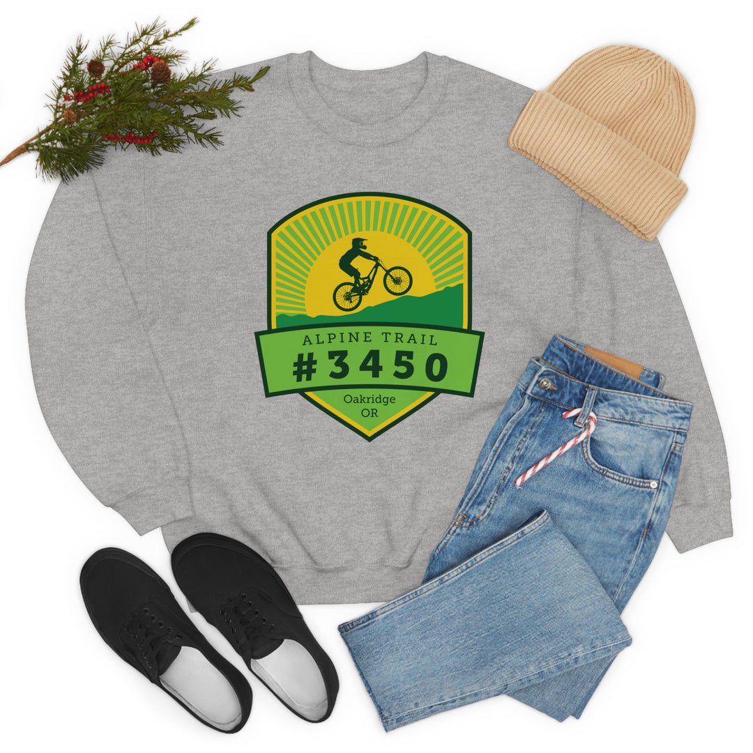 Alpine Trail #3450 - Oakridge, Oregon Unisex Heavy Blend Crewneck Sweatshirt