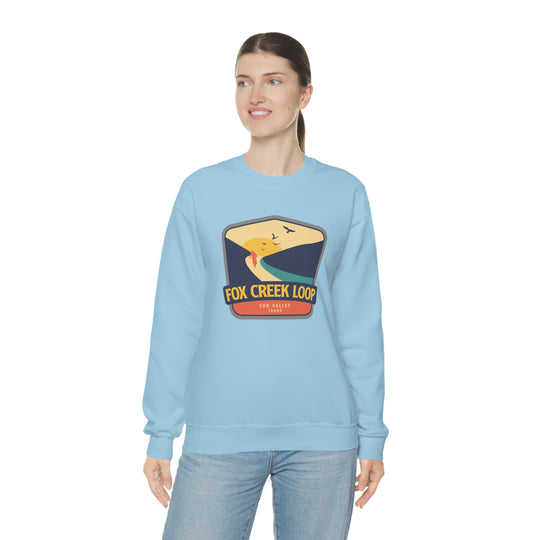 Fox Creek Loop - Sun Valley, Idaho Unisex Heavy Blend Crewneck Sweatshirt