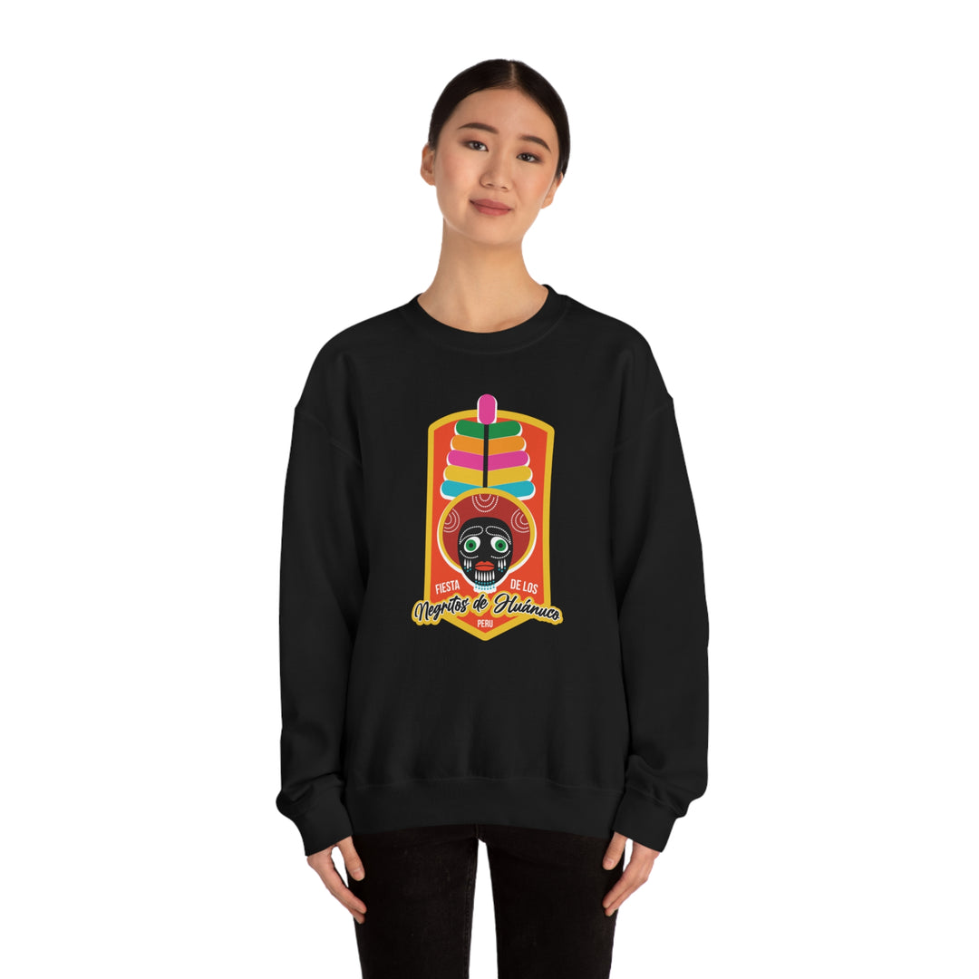 Fiesta de los Negritos de Huanuco - Peru Unisex Heavy Blend Crewneck Sweatshirt