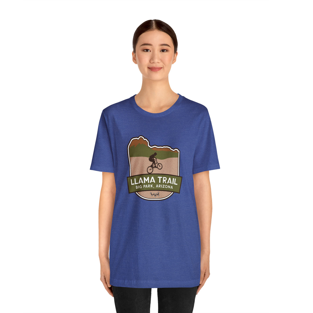 Llama Trail - Big Park, Arizona Unisex T-Shirt