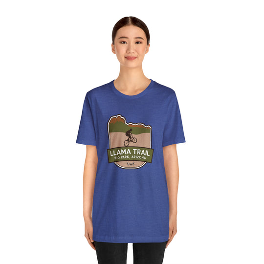 Llama Trail - Big Park, Arizona Unisex T-Shirt