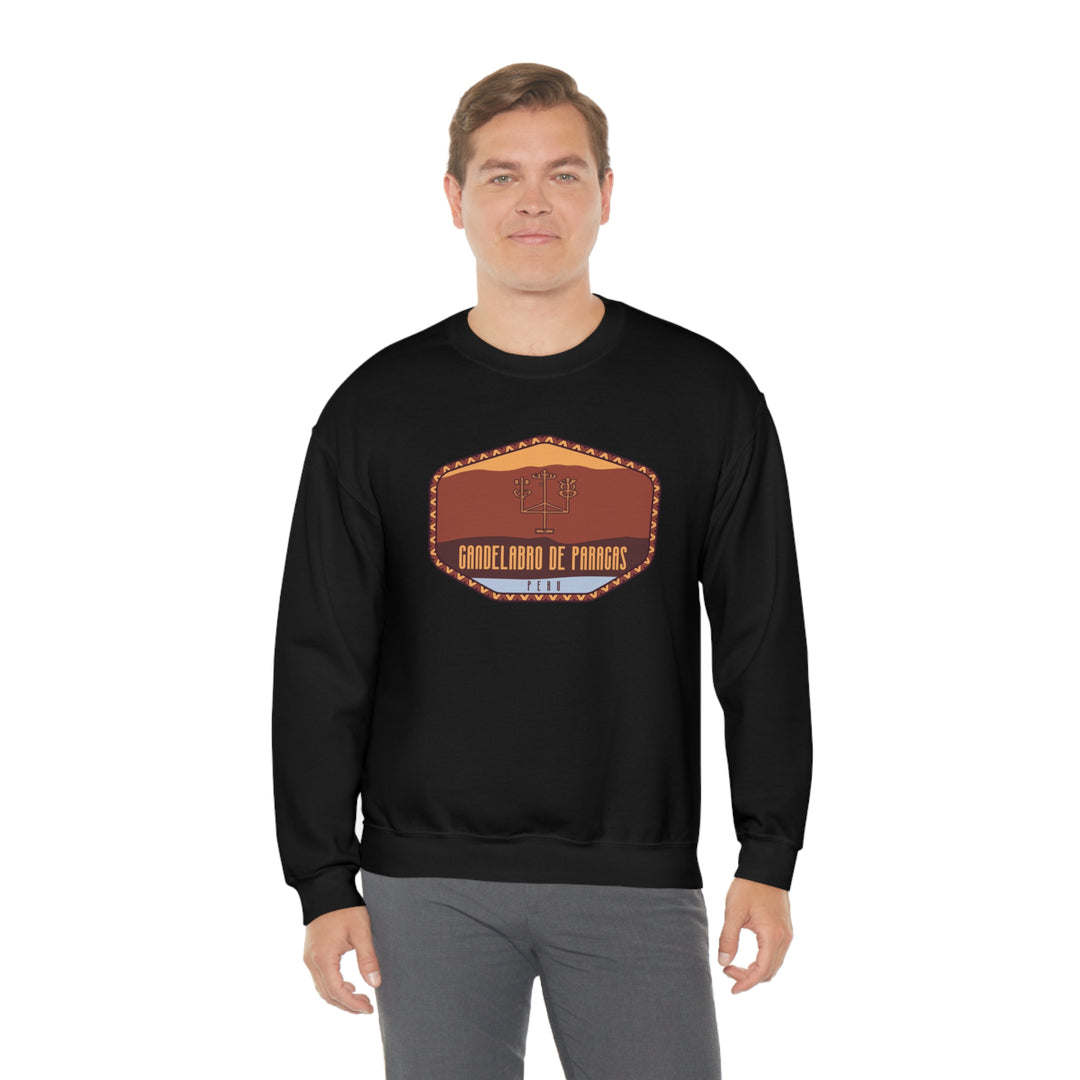 Candelabro de Paracas - Peru | Unisex Heavy Blend Crewneck Sweatshirt