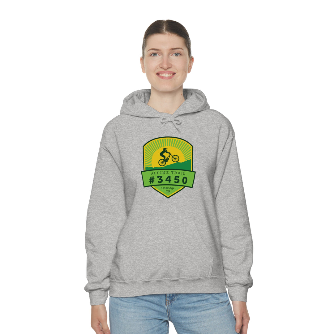 Alpine Trail #3450 - Oakridge, Oregon Unisex Heavy Blend Hooded Sweatshirt