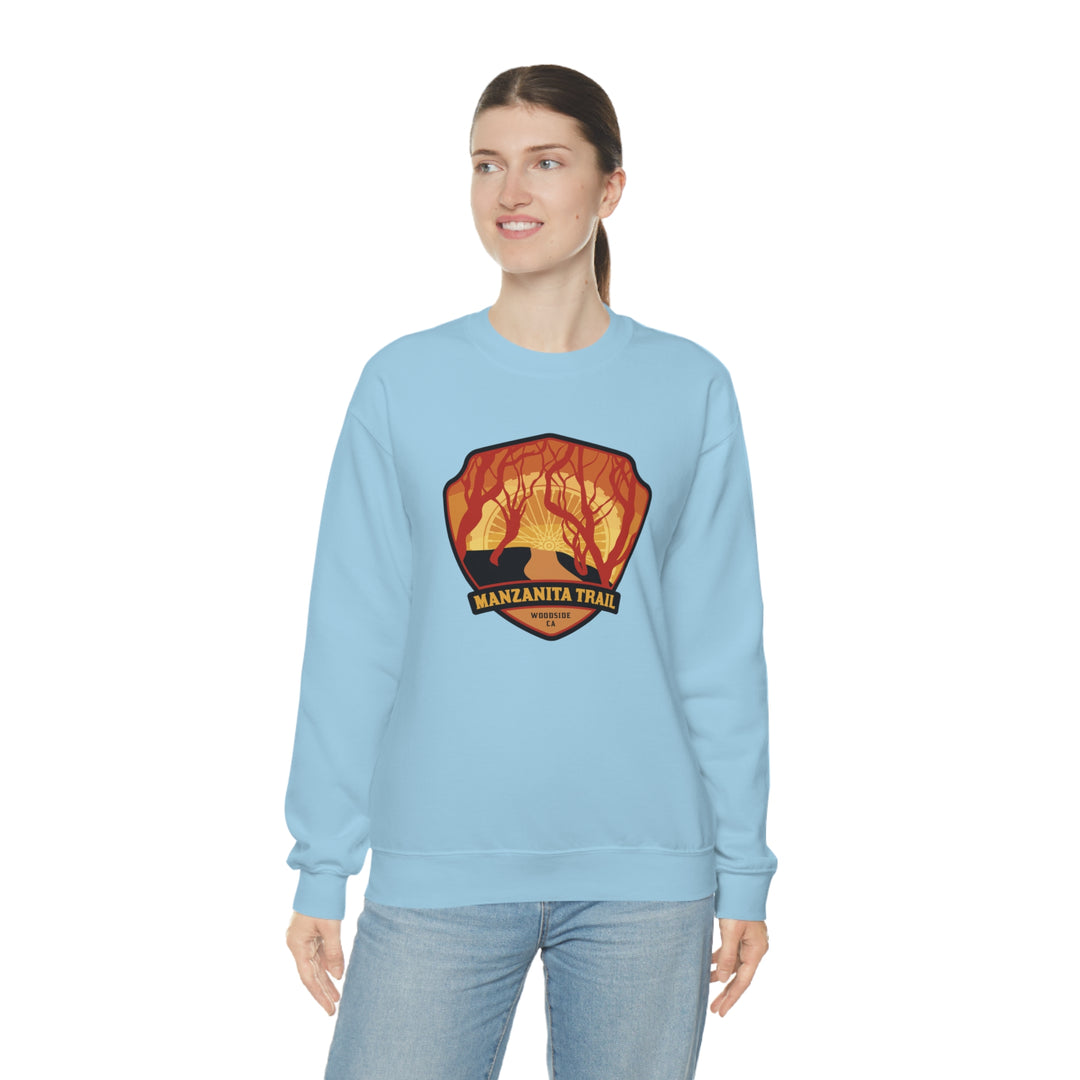 Manzanita Trail - Woodside, California Unisex Heavy Blend Crewneck Sweatshirt