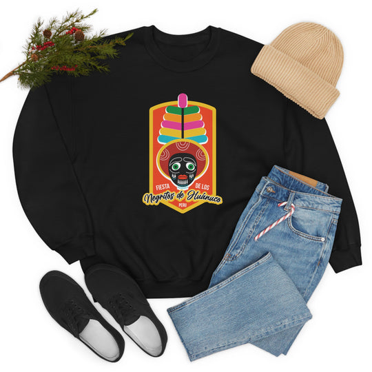 Fiesta de los Negritos de Huanuco - Peru Unisex Heavy Blend Crewneck Sweatshirt