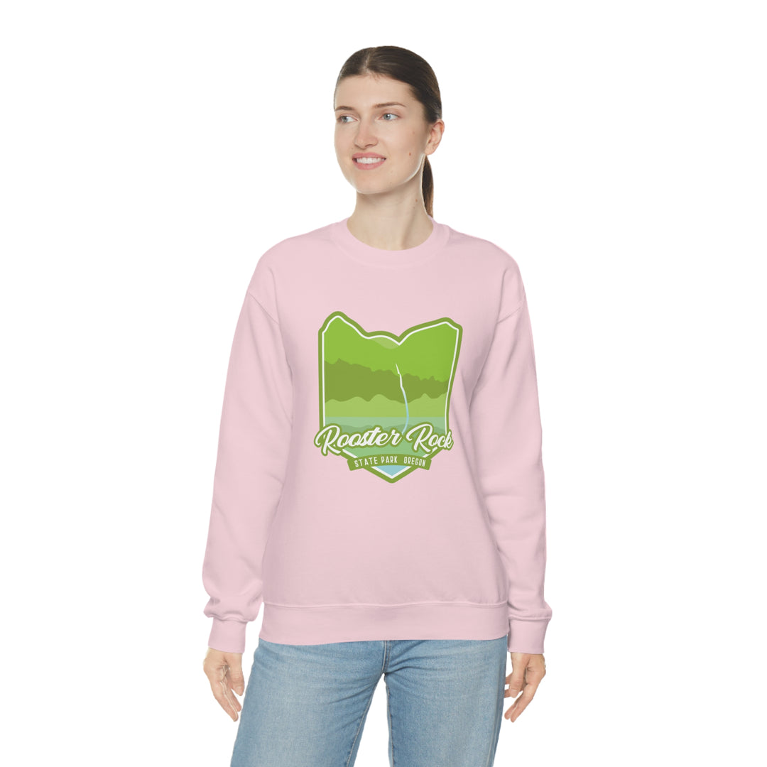 Rooster Rock State Park - Oregon Unisex Heavy Blend Crewneck Sweatshirt