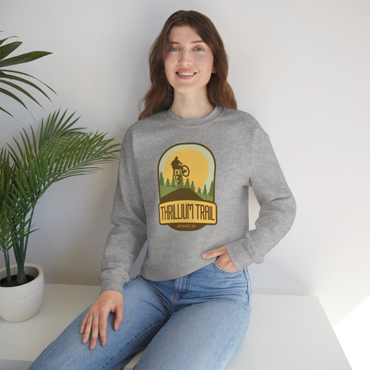 Thrillium Trail - Washington Unisex Heavy Blend Crewneck Sweatshirt