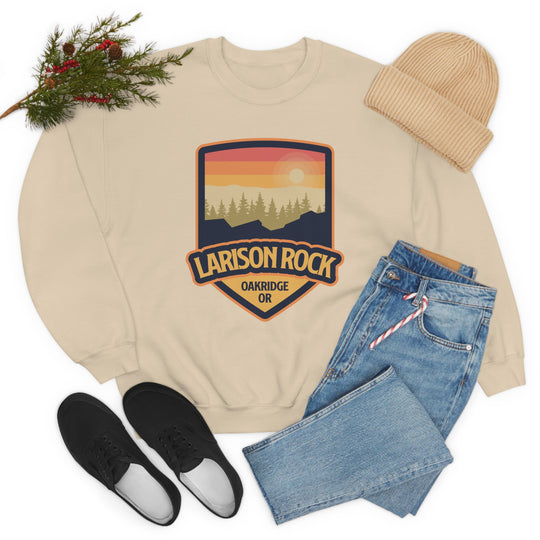 Larison Rock - Oakridge, Oregon Unisex Heavy Blend Crewneck Sweatshirt