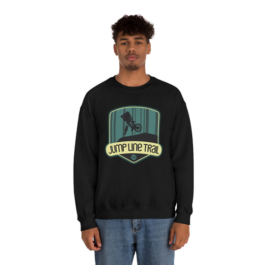 Jump Line Trail - Washington Unisex Heavy Blend Crewneck Sweatshirt