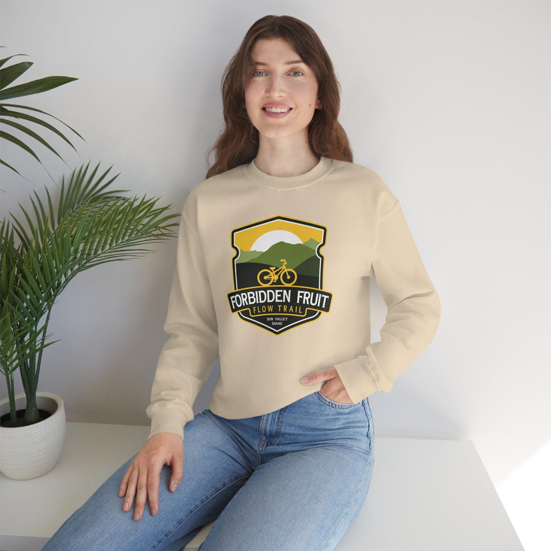 Forbidden Fruit Flow Trail - Sun Valley, Idaho Unisex Heavy Blend Crewneck Sweatshirt