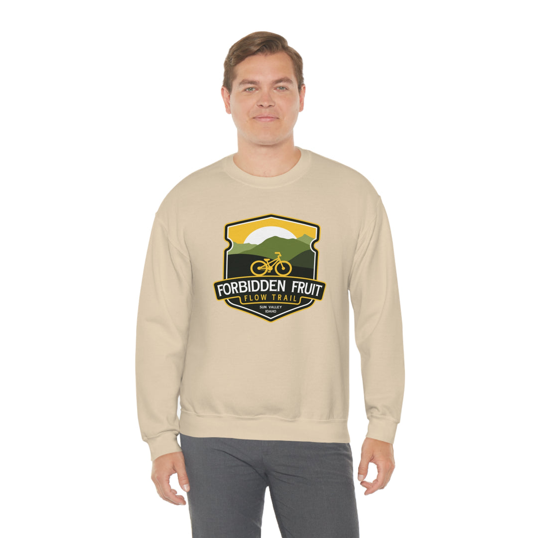 Forbidden Fruit Flow Trail - Sun Valley, Idaho Unisex Heavy Blend Crewneck Sweatshirt