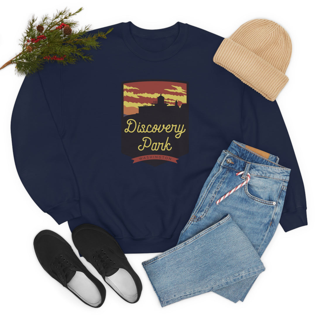 Discovery Park - Washington Unisex Heavy Blend Crewneck Sweatshirt