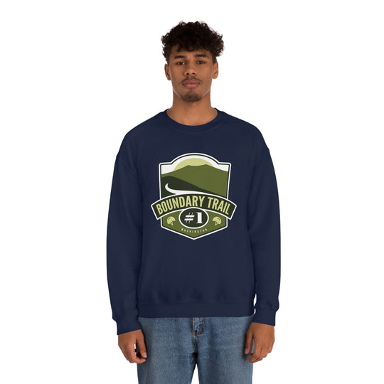 Boundary Trail #1 - Washington Unisex Heavy Blend Crewneck Sweatshirt