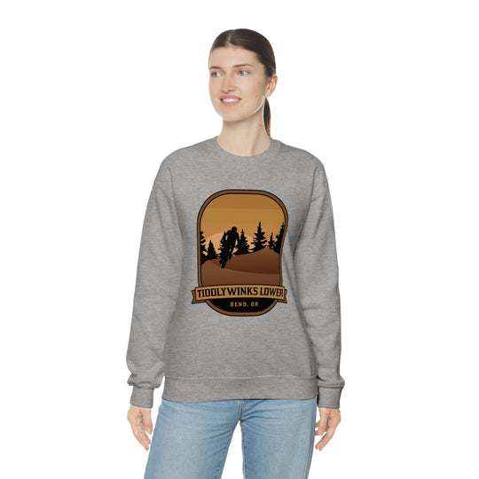 Tiddlywinks Lower - Bend, Oregon Unisex Heavy Blend Crewneck Sweatshirt