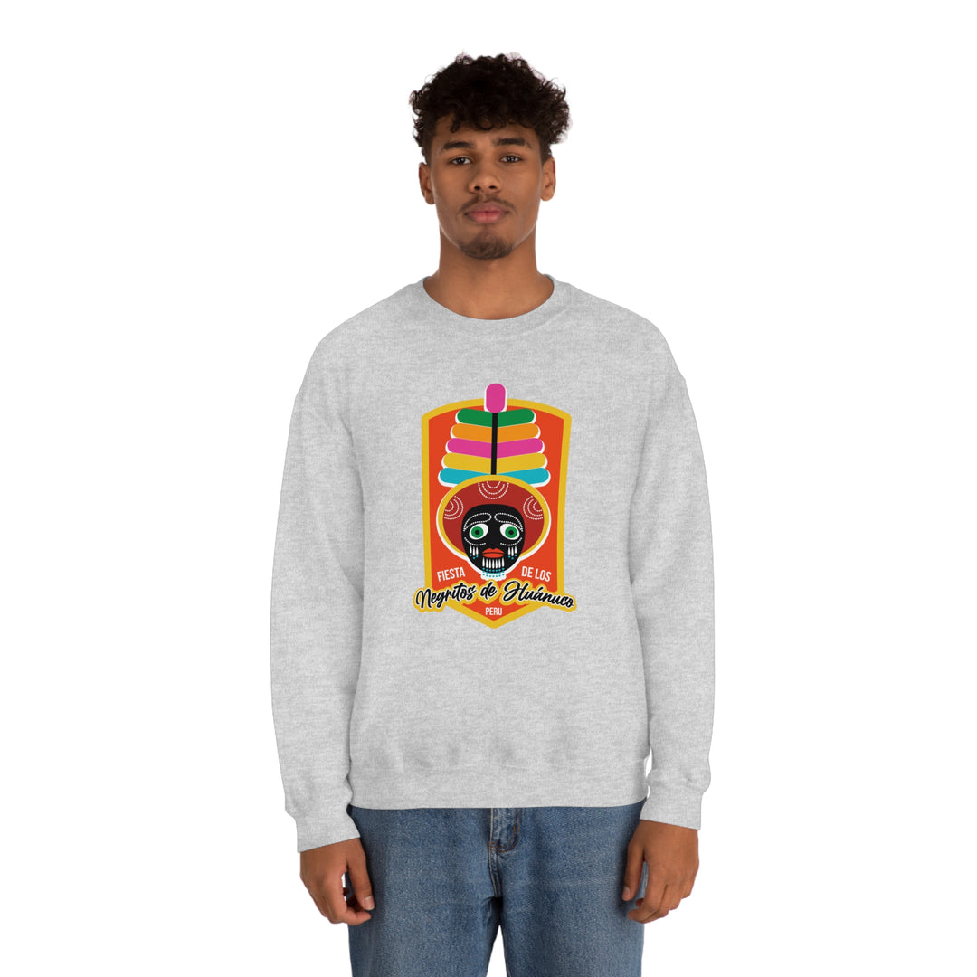 Fiesta de los Negritos de Huanuco - Peru Unisex Heavy Blend Crewneck Sweatshirt