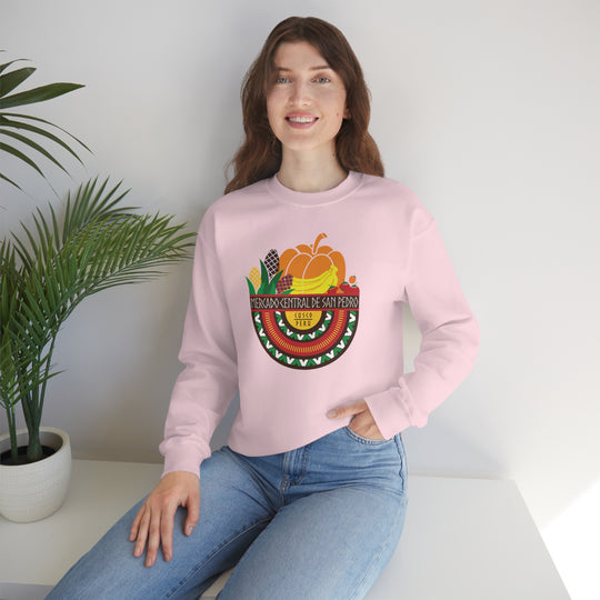 Mercado Central de San Pedro - Cusco, Peru Unisex Heavy Blend Crewneck Sweatshirt