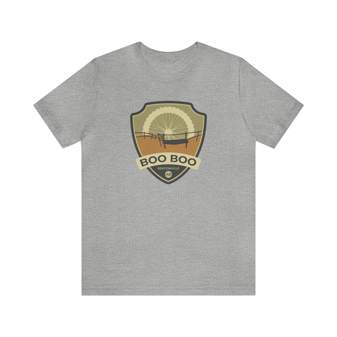 Boo Boo- Bentonville, Arkansas Unisex Jersey Short Sleeve Tee - Gift for hikers