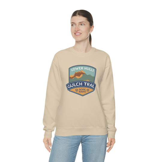 Lower Hulls Gulch Trail - Boise, Idaho Unisex Heavy Blend Crewneck Sweatshirt