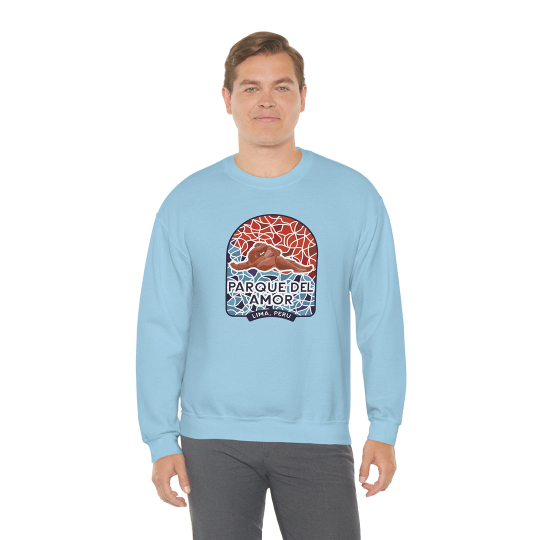 Parque del Amor - Lima, Peru Unisex Heavy Blend Crewneck Sweatshirt