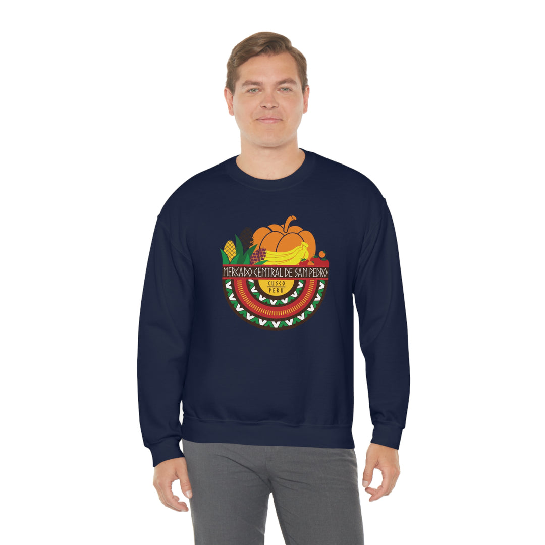 Mercado Central de San Pedro - Cusco, Peru Unisex Heavy Blend Crewneck Sweatshirt