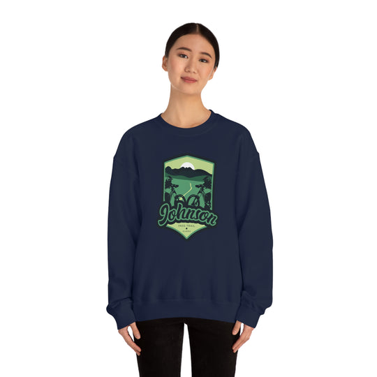 Johnson Pass Trail - Alaska Unisex Heavy Blend Crewneck Sweatshirt