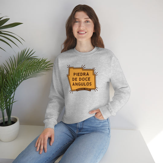 Piedra de doce angulos - Cuzco, Peru Unisex Heavy Blend Crewneck Sweatshirt