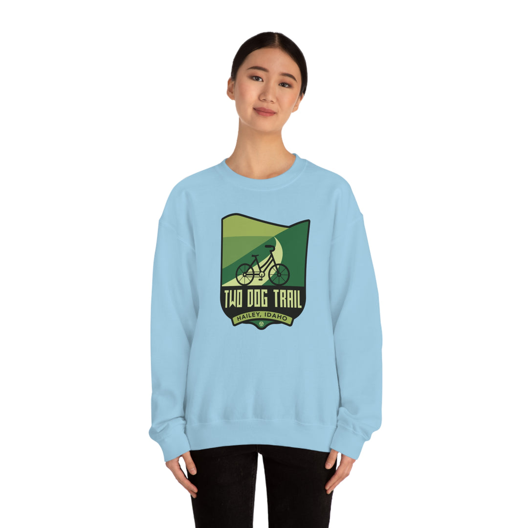 Two Dog Trail - Hailey, Idaho Unisex Heavy Blend Crewneck Sweatshirt