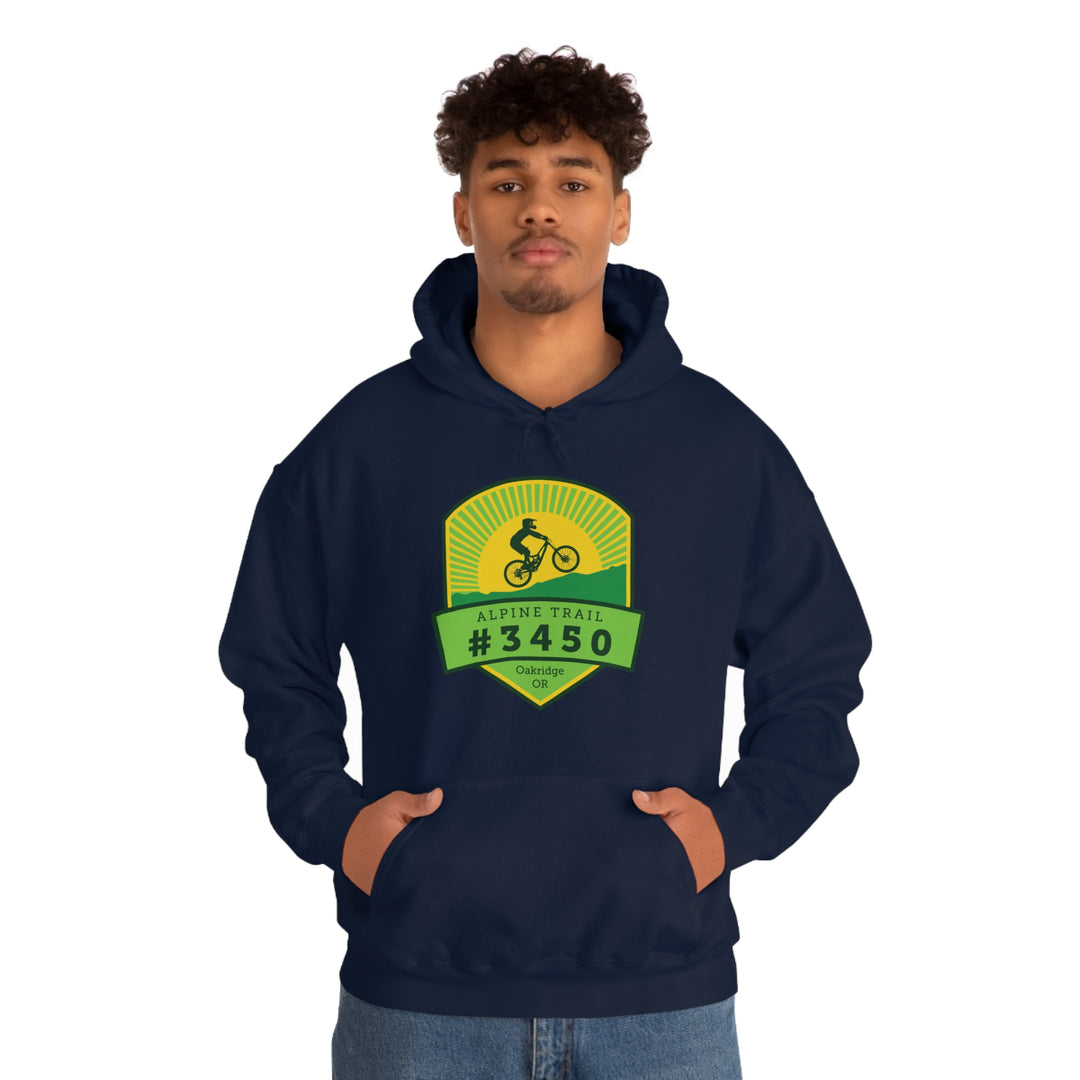 Alpine Trail #3450 - Oakridge, Oregon Unisex Heavy Blend Hooded Sweatshirt