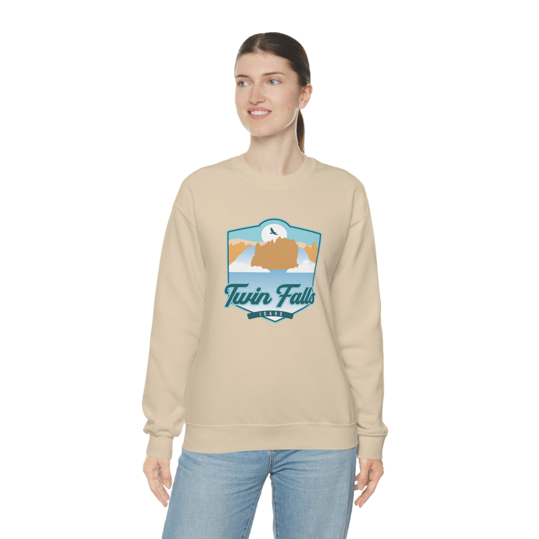 Twin Falls - Idaho Unisex Heavy Blend Crewneck Sweatshirt