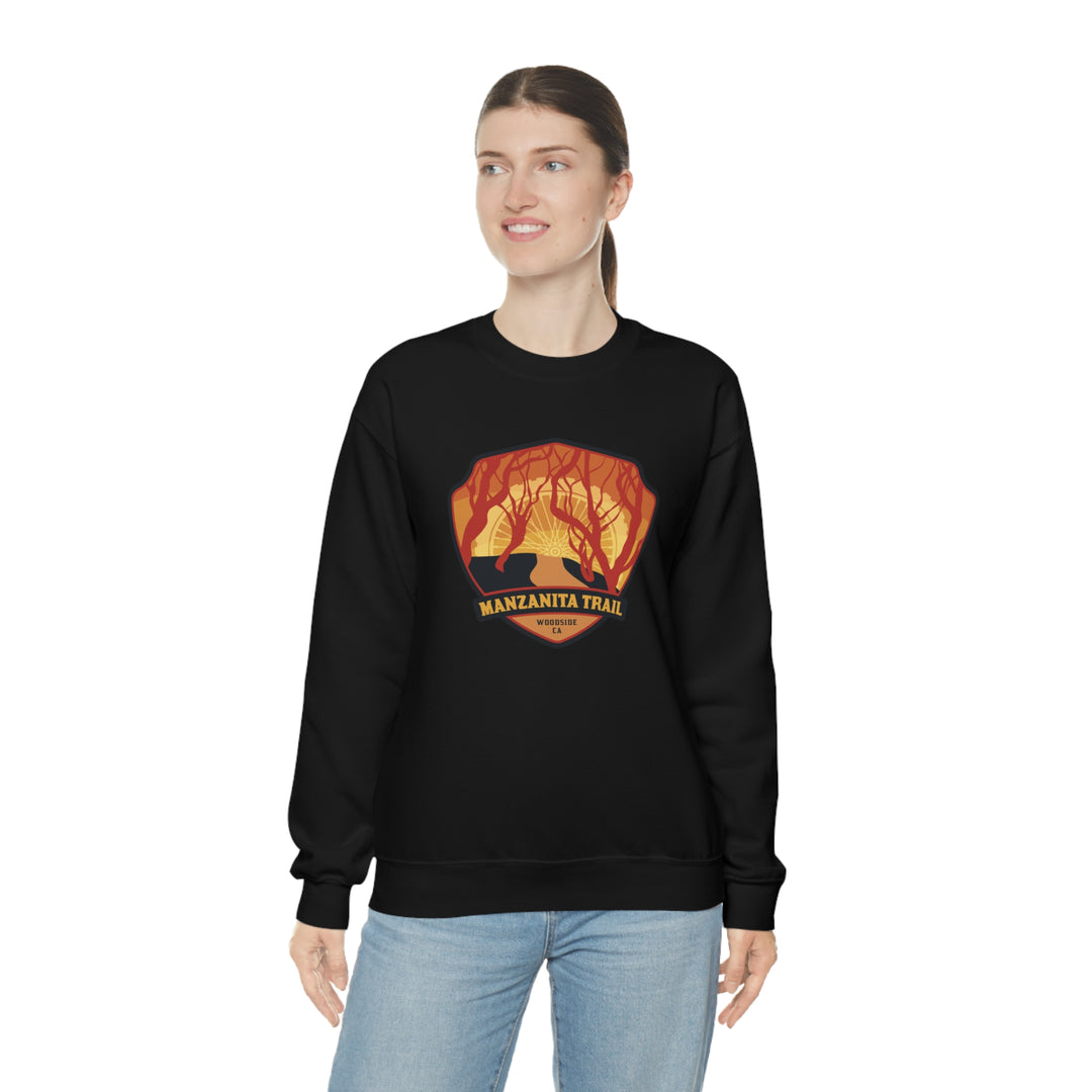 Manzanita Trail - Woodside, California Unisex Heavy Blend Crewneck Sweatshirt