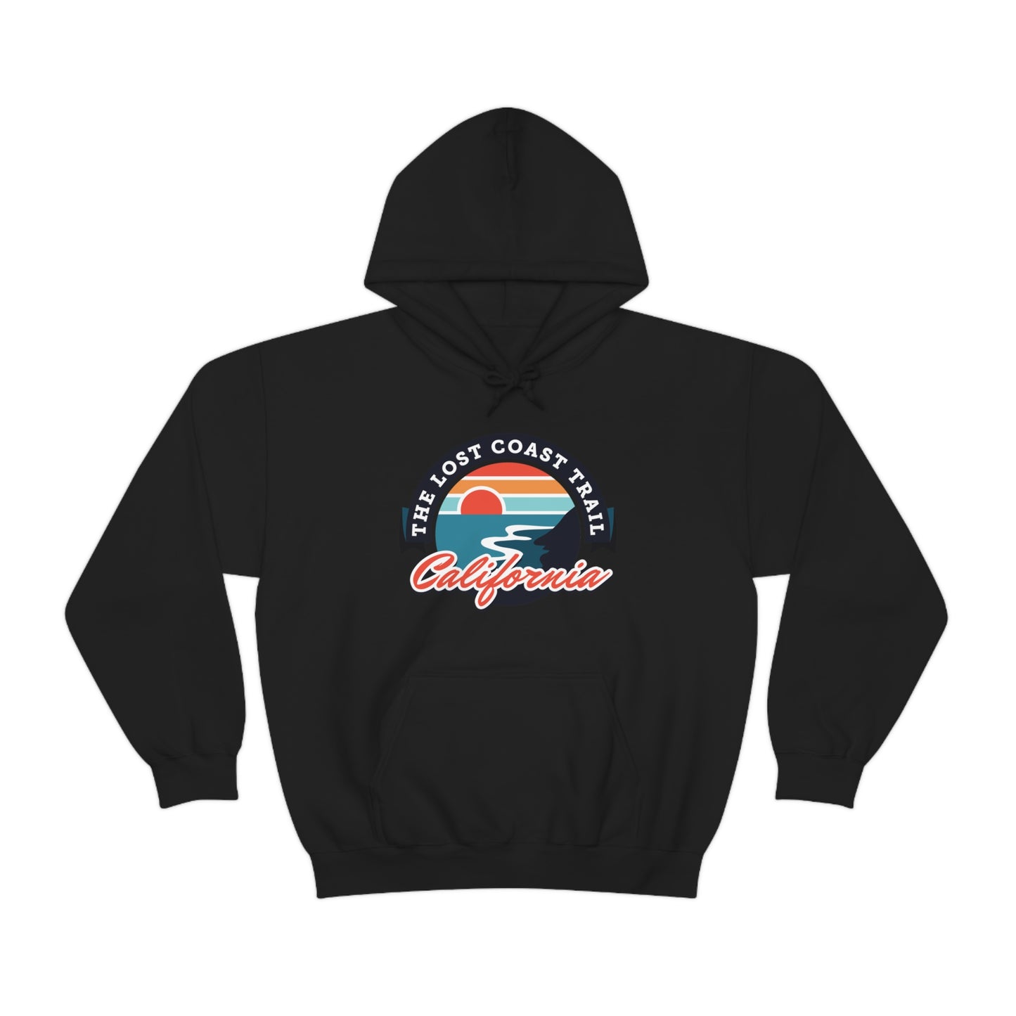 The Lost Coast Trail Unisex Heavy Blend Hoodie Sweatshirt - California, USA hiker gift