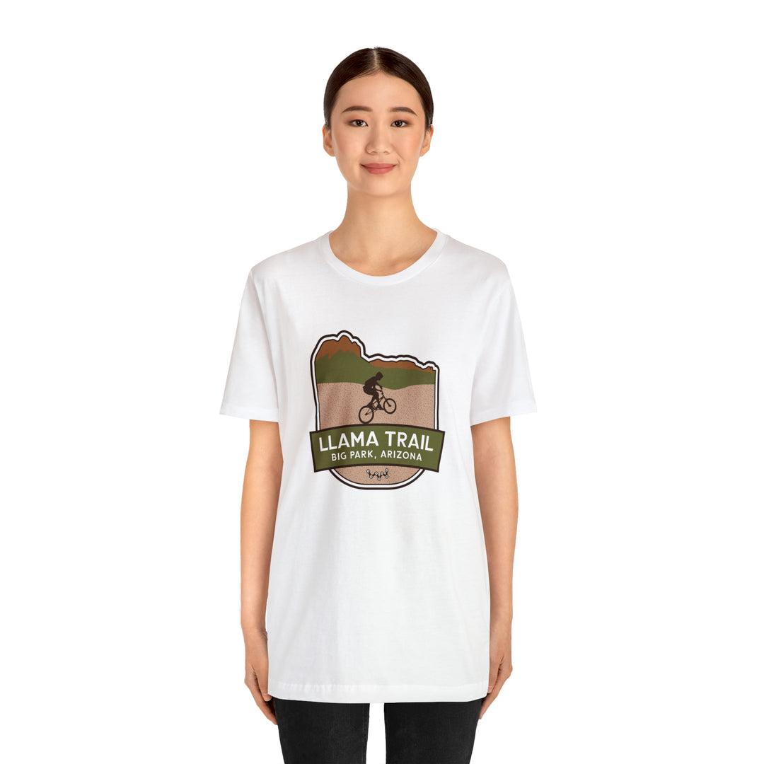 Llama Trail - Big Park, Arizona Unisex T-Shirt