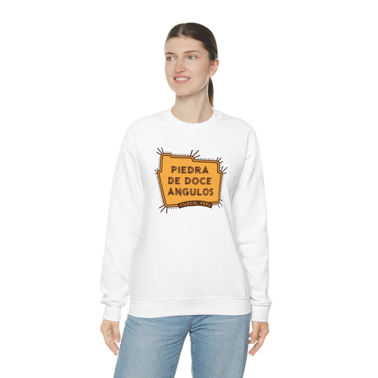 Piedra de doce angulos - Cuzco, Peru Unisex Heavy Blend Crewneck Sweatshirt