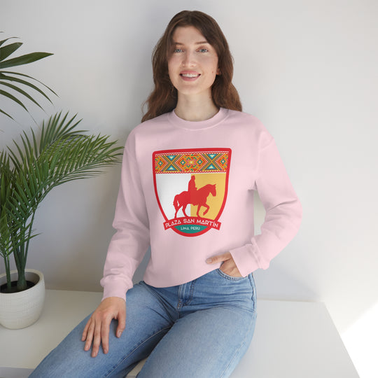 Plaza San Martín - Lima, Peru Unisex Heavy Blend Crewneck Sweatshirt