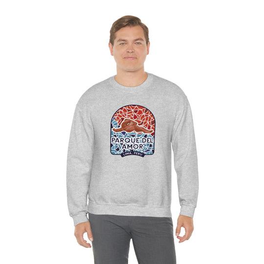 Parque del Amor - Lima, Peru Unisex Heavy Blend Crewneck Sweatshirt