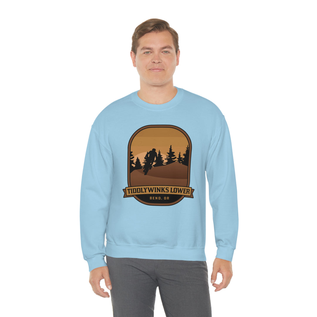 Tiddlywinks Lower - Bend, Oregon Unisex Heavy Blend Crewneck Sweatshirt