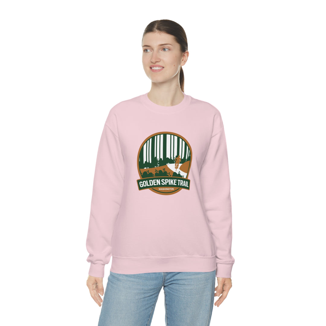 Golden Spike Trail - Washington State Unisex Heavy Blend Crewneck Sweatshirt