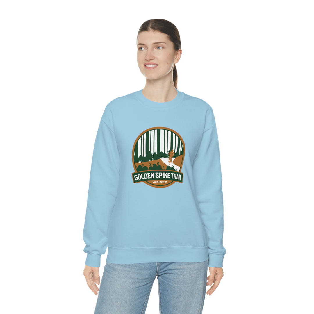 Golden Spike Trail - Washington State Unisex Heavy Blend Crewneck Sweatshirt