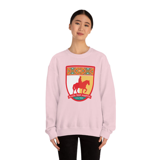 Plaza San Martín - Lima, Peru Unisex Heavy Blend Crewneck Sweatshirt