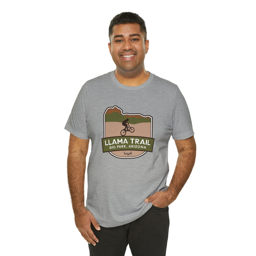 Llama Trail - Big Park, Arizona Unisex T-Shirt