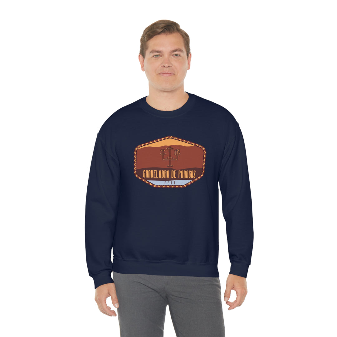 Candelabro de Paracas - Peru | Unisex Heavy Blend Crewneck Sweatshirt