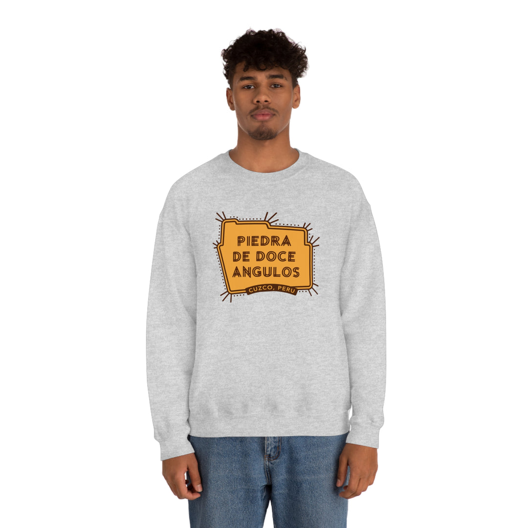 Piedra de doce angulos - Cuzco, Peru Unisex Heavy Blend Crewneck Sweatshirt