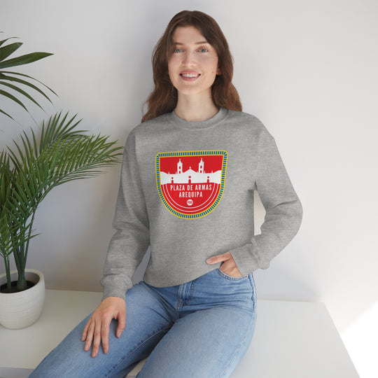 Plaza de Armas Arequipa - Peru Unisex Heavy Blend Crewneck Sweatshirt