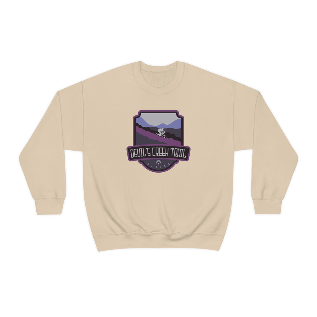 Devil's Creek Trail - Alaska Unisex Heavy Blend Crewneck Sweatshirt