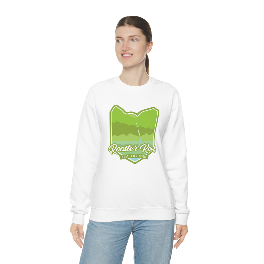 Rooster Rock State Park - Oregon Unisex Heavy Blend Crewneck Sweatshirt