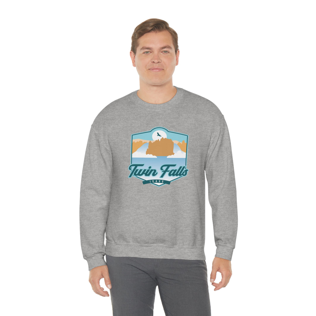 Twin Falls - Idaho Unisex Heavy Blend Crewneck Sweatshirt