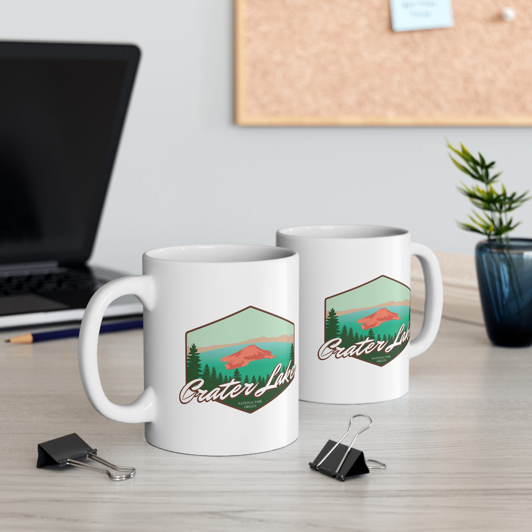 Crater Lake National Park Mug 11oz - Oregon hiker gift