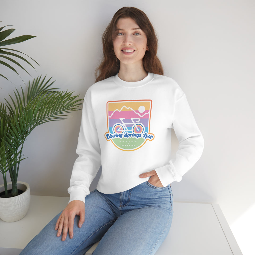 Blowing Springs Loop - Bella Vista, Arkansas Unisex Heavy Blend Crewneck Sweatshirt