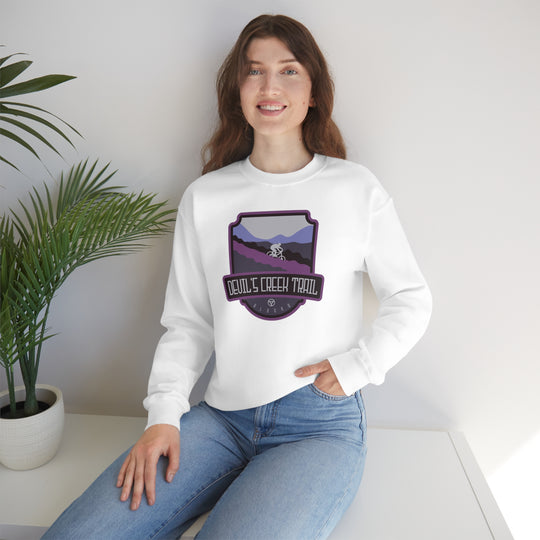 Devil's Creek Trail - Alaska Unisex Heavy Blend Crewneck Sweatshirt